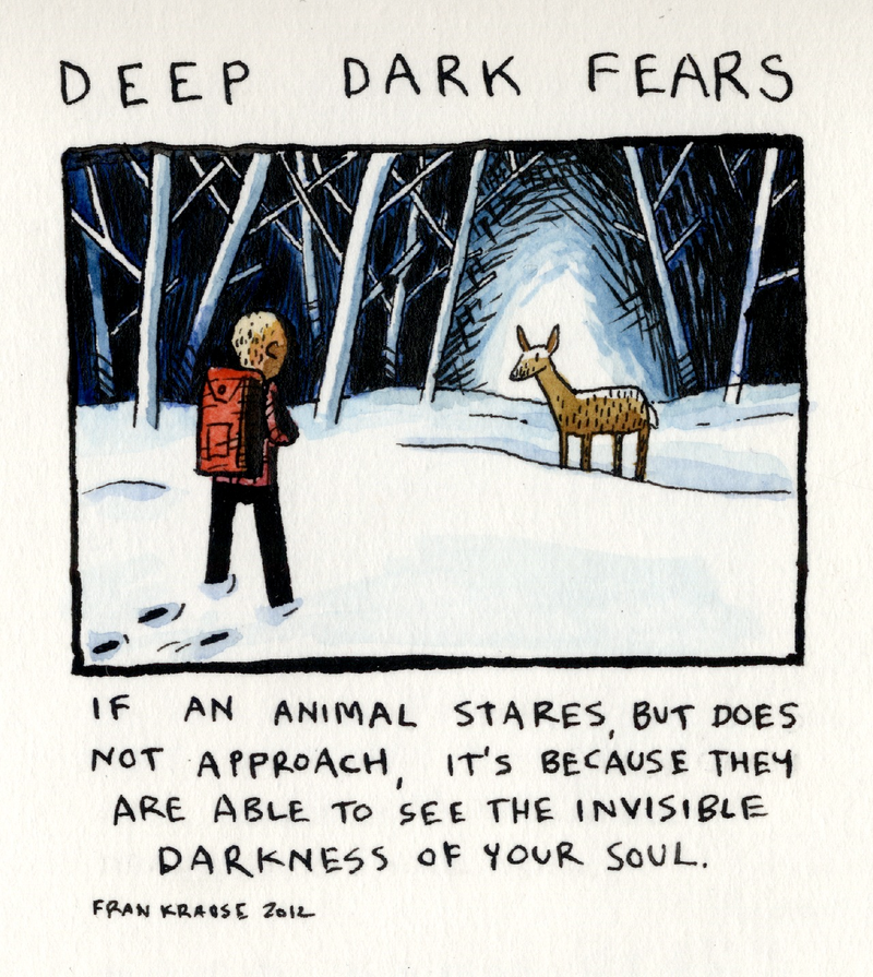 Illustration for article titled Everyone has bizarre secret fears. Here they are in comic form.